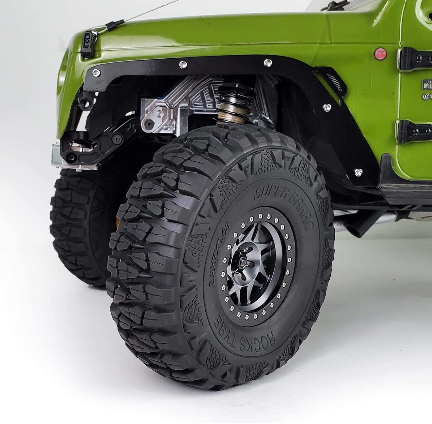 RC-Hub 4pcs 2.9'' Rubber Tires Wheel Tires 180x70mm for 1/6 Axial SCX6 AXI05000 RC Crawler Car