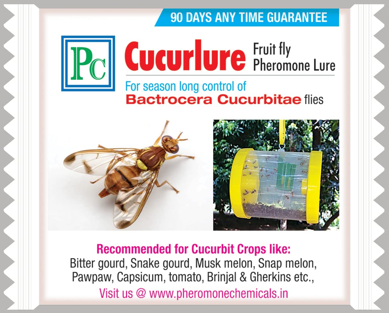 See full amazon price history chart for Cucurlure - Replacement Lure for Bactrocera cucurbitae (Replacement Lure Without Trap) (Total 4 Nos) Cucurlure - Replacement Lure for Bactrocera cucurbitae (Replacement Lure Without Trap) (Total 4 Nos) (B07DMW3KQG) Amazon Price History, Amazon Price Tracker