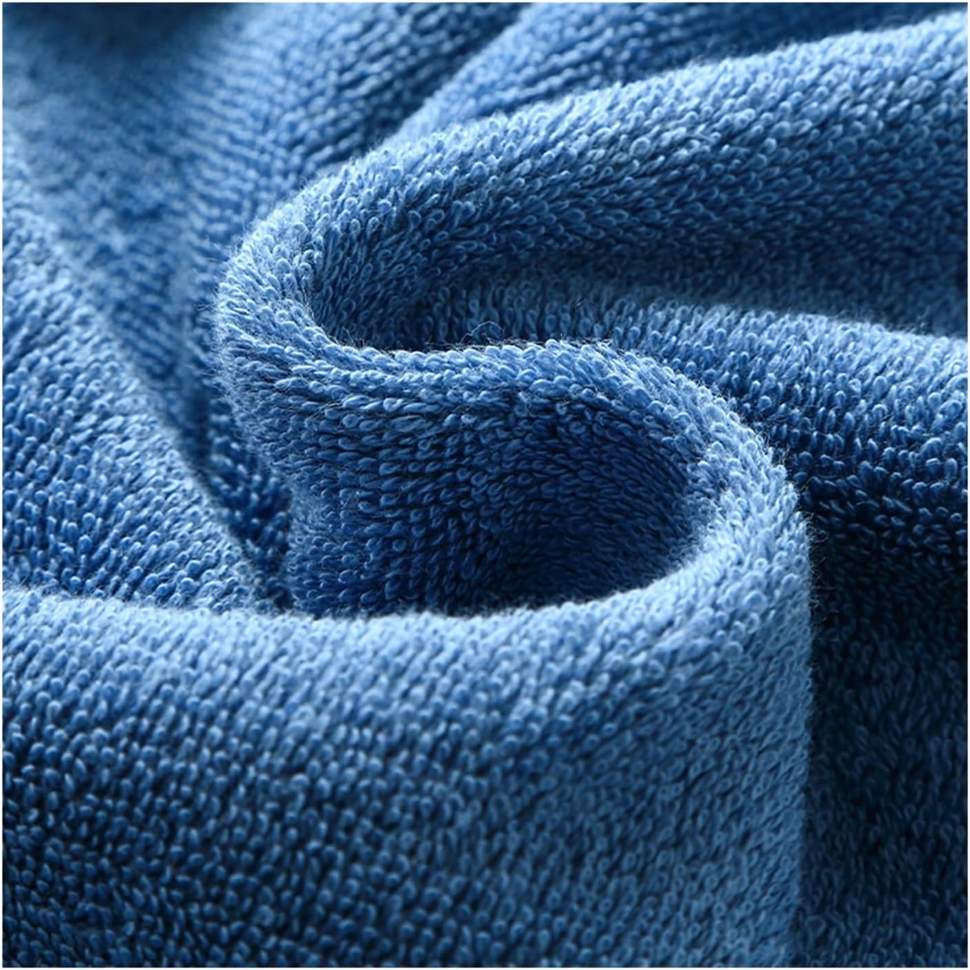 3 Pack Satin Striped Cotton Towels, Thick Bath Towels, 120-140 GSM, 35x75cm(Grey)