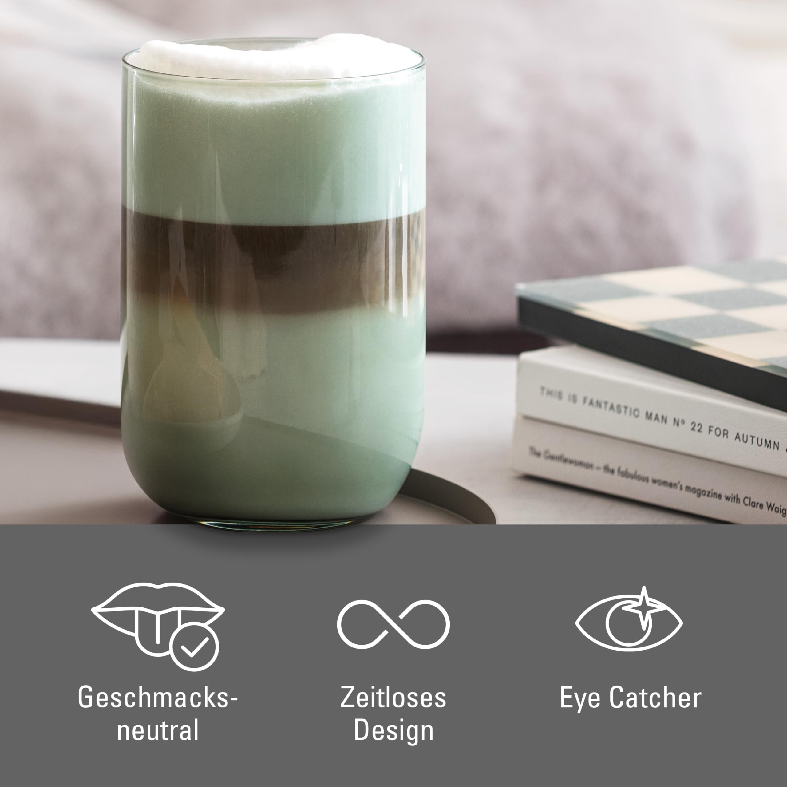 Villeroy & Boch – Like Sage szklanka do long drinków zestaw 2-cz., szkło w kolorze zielonym, pojemność 385 ml