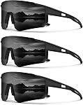 Lunettes de soleil de pêche polarisé pour hommes femmes, UV400 Verres de sport de pêche pour la course à vélo