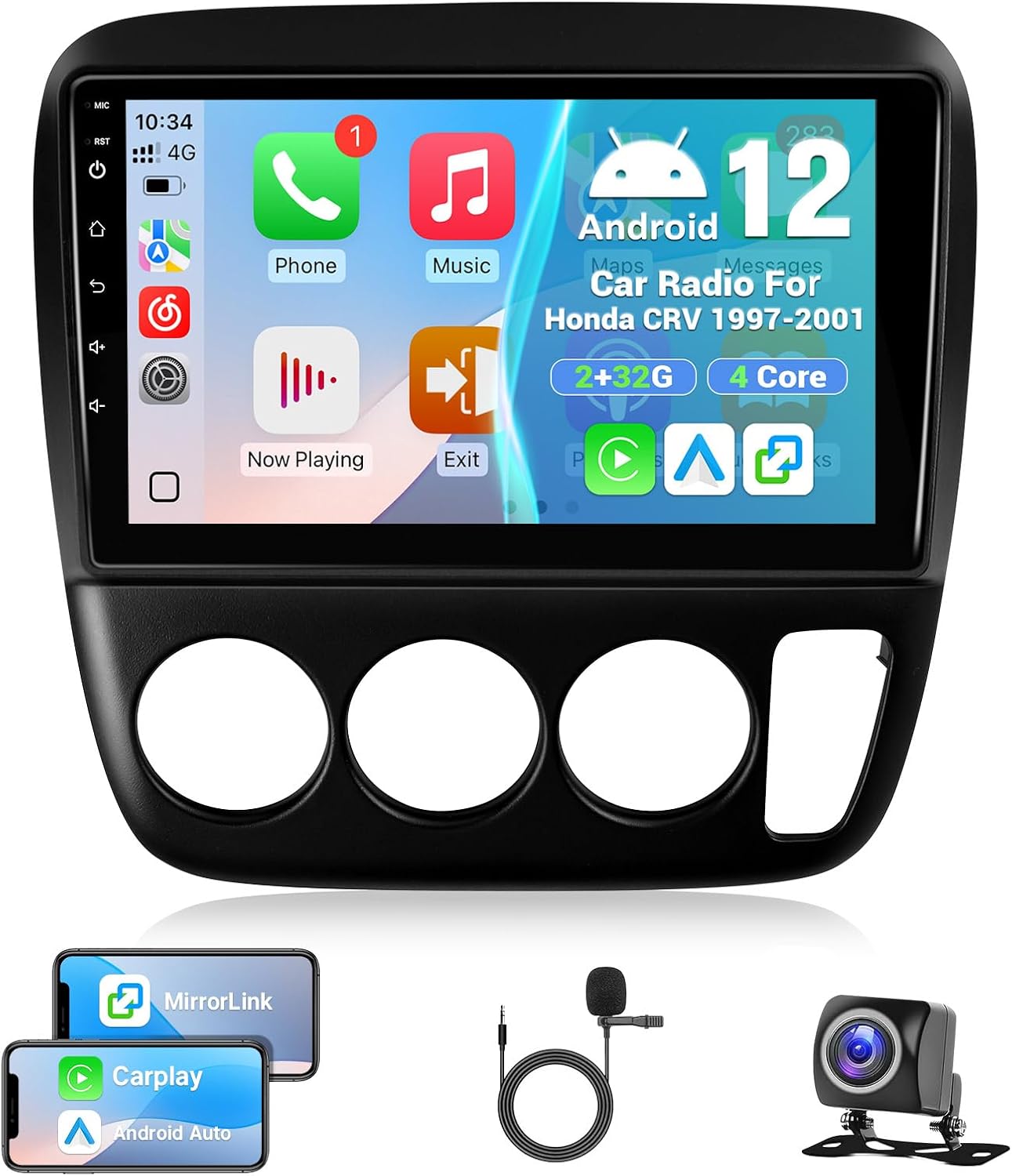 Leadfan Android Car Stereo for Honda CRV 1997 1998 1999 2000 2001