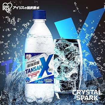 Amazon.co.jp: CRYSTAL SPARK(クリスタルスパーク) 炭酸水 450ml ×48本
