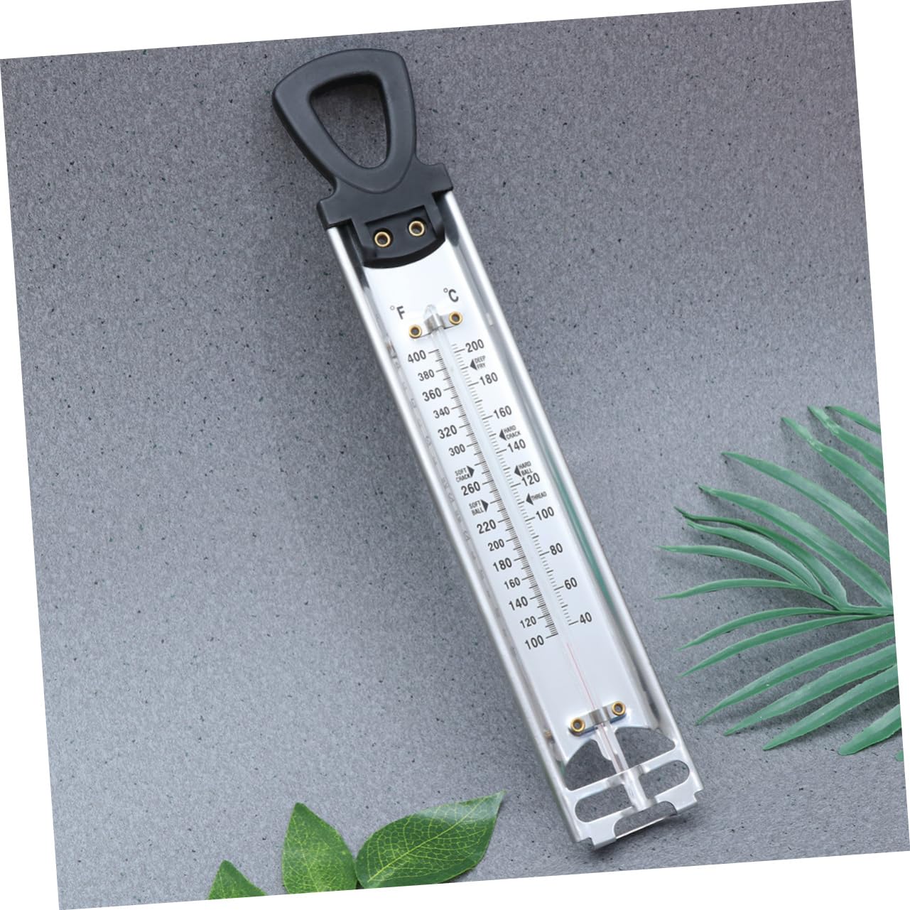 TOPBATHY 2pièces Thermomètre à Confiture Lot pour Sucre et Sirop Outil de Mesure de Température Affichage Double Échelle