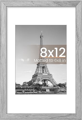 Vista 54 de upsimples - Portarretratos de 8.5 x 11 pulgadas, para fotos de 6 x 8 pulgadas con paspartú o de 8.5 x 11 pulgadas sin paspartú, marcos de fotos