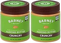 Vista 8 de BARNEY Mantequilla de almendras, chocolate, apta para dieta paleo, KETO, sin OMG, sin piel, 16 onzas