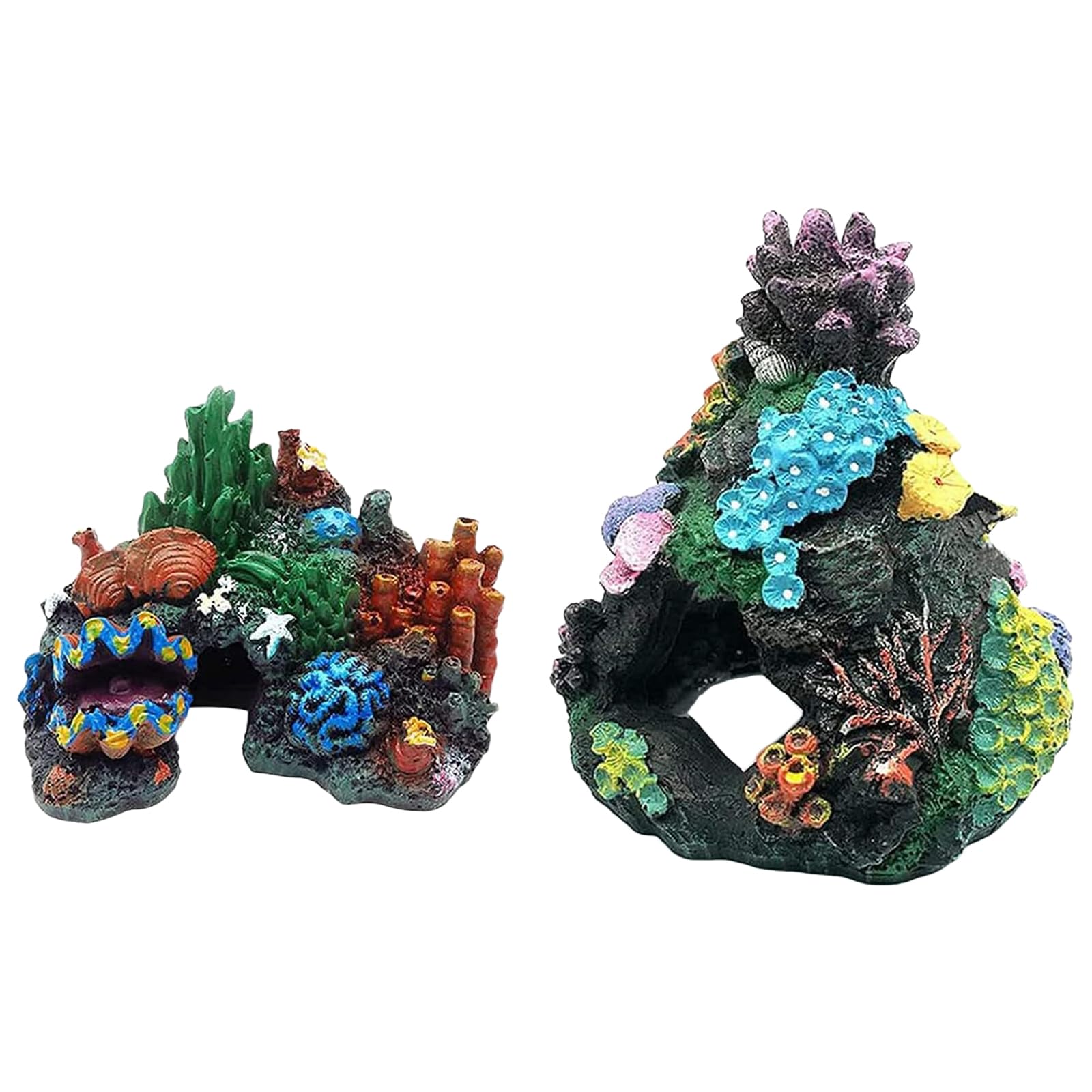 HGENAHGTF Resin Corals Fishtanks Accessories Natural Underwater Habitat Decors Pet Safe Aquariums Ornament for Aquariums Enthusiasts Fish Tanks Accessories