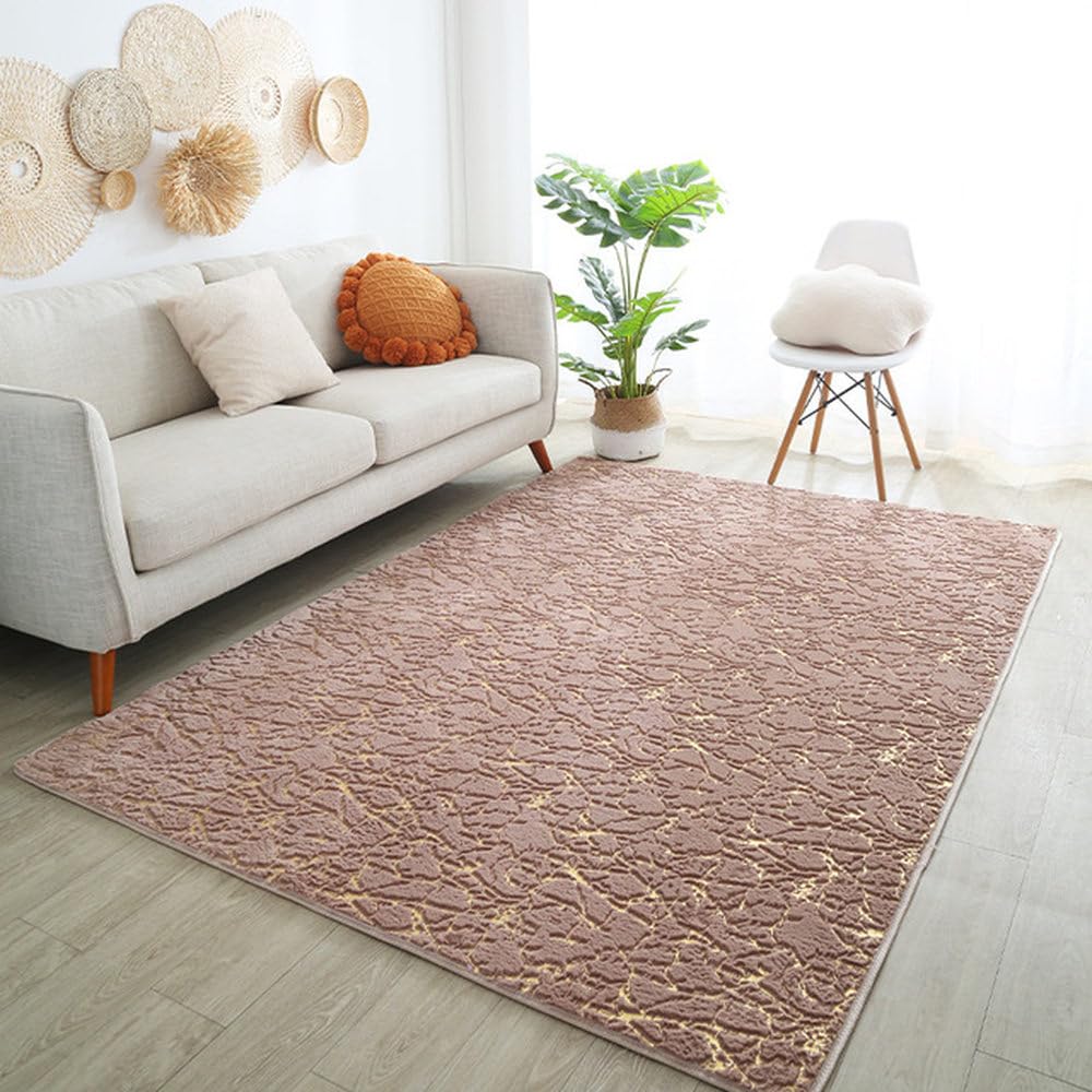 Tapis de salle de bain de luxe marbre et or 40x60 tapis de chevet salon