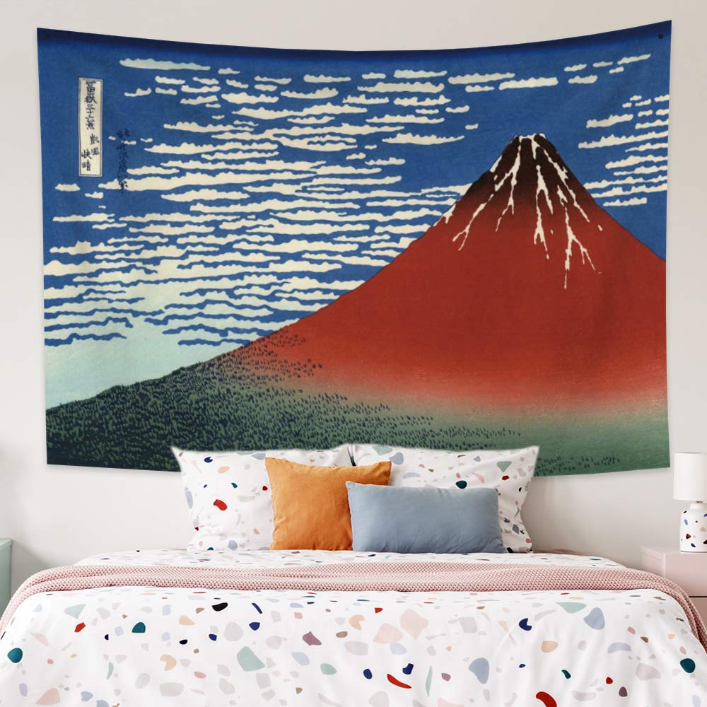 Amazon.co.jp: Qinunipoto タペストリー 100x70cm 風景富士山
