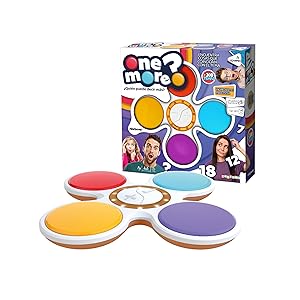 Famosa One More - Juego Familiar de Preguntas con +350 Categorías, Compite por Ser Quien Más Sabe, Incluye Botones de Reto y 2 Modalidades (Infantil y Familiar), para 2–4 Jugadores, (NEM00000)