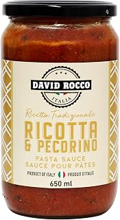 David Rocco Ricotta and Pecorino Pasta Sauce 650 ml