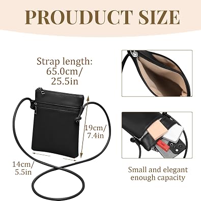 Petit sac à bandoulière en cuir pour téléphone portable, portefeuille léger, sac à main pour femme, Gris C