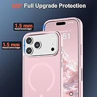 Vista 919 de SUPFINE - Funda magnética para iPhone 13 Pro Max (compatible con MagSafe), (protección contra caídas de grado militar de 10 pies), delgada, Negro