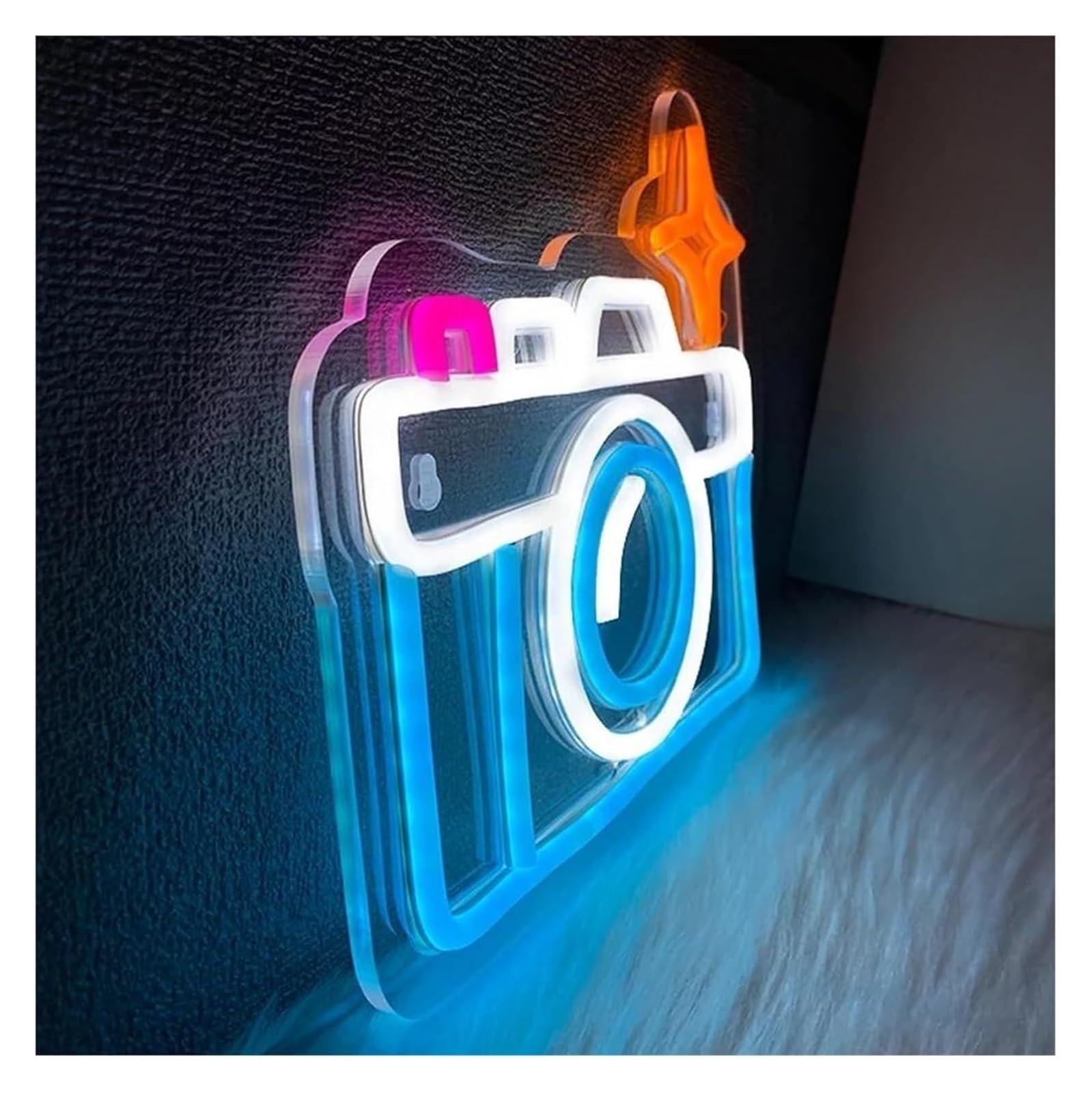 Generico Per la decorazione di feste con insegne al neon, macchina fotografica per a LED