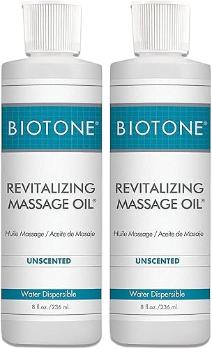 Biotone Aceite de masaje revitalizante - 8 oz - Paquete de 2