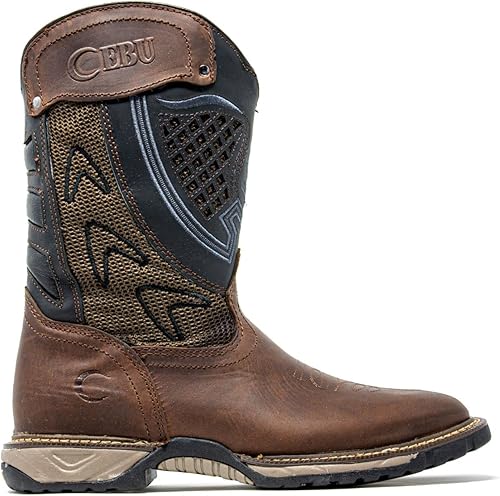 Miniatura 2 de CEBU Botas vaqueras Thunder Western para hombre - Punta cuadrada