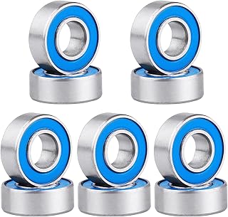 AllinRC RC Ball Bearings RC Wheel Hub Bearings Double Rubber Sealed Compatible with Traxxas Slash Rustler Stampede 4x4 VXL 4-Tec 2.0 Replace Part 5116 (10-Pack) (5x11x4mm)