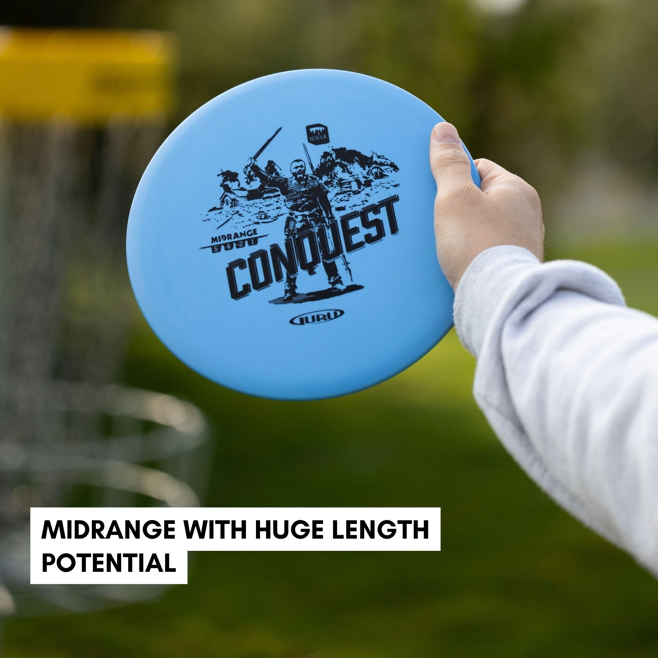 Guru Disc Golf zestaw startowy, 3 tarcze frisbee na każdą odległość, zabawa na świeżym powietrzu dla dzieci i dorosłych – Driver, Midrange, Putter