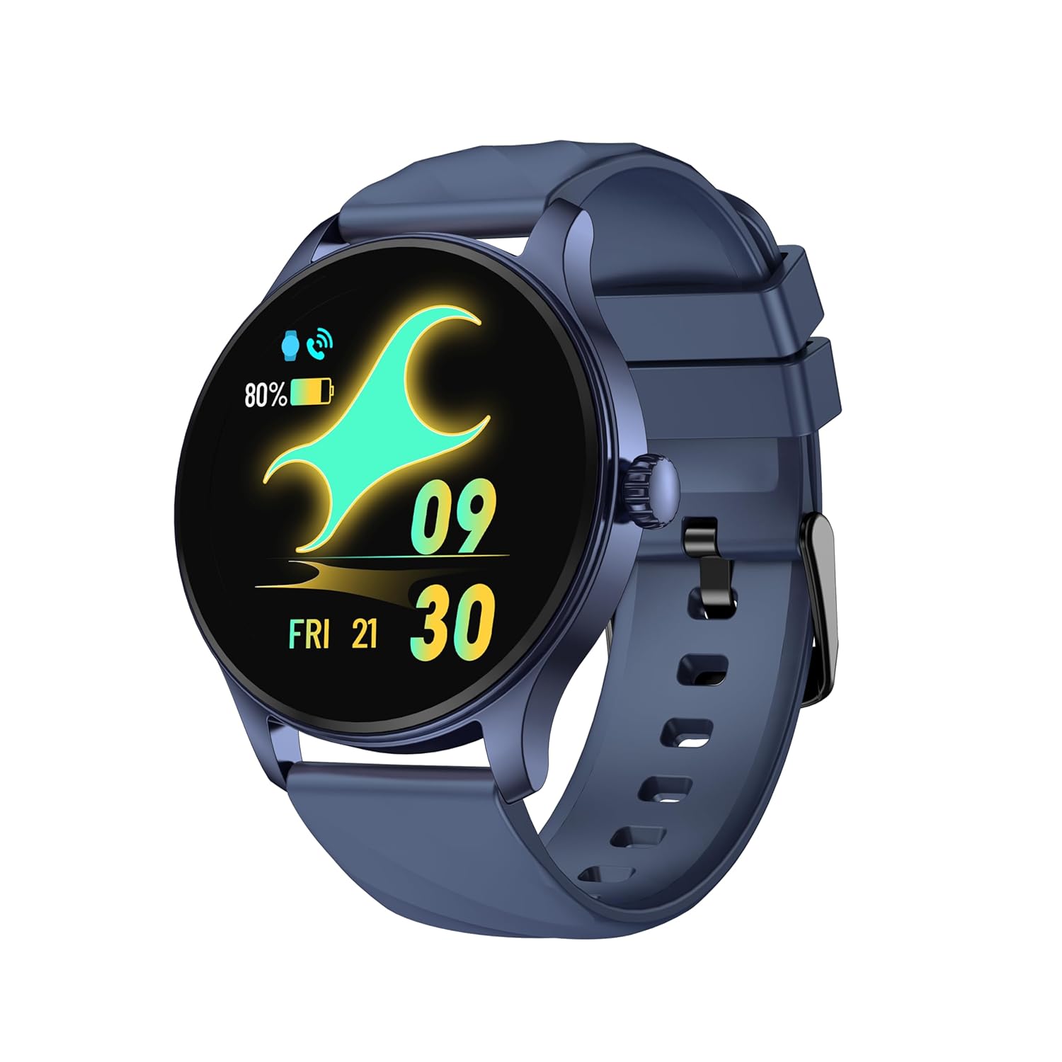 Fastrack Limitless XR1 Smart Watch-1.38″ UltraVU HD Display, BT Calling, Fast Charge, 100+ Sports Mode, Calculator, Heart Rate Monitor, AI Voice Assistant, IP68, Smartwatch for Men & Women (Blue)