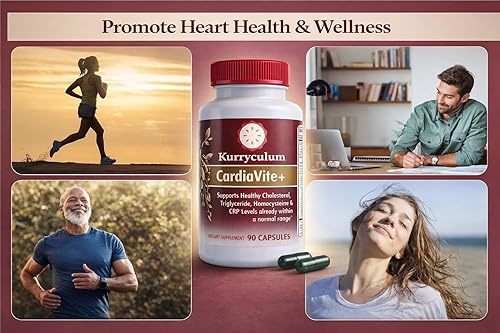 Miniatura 8 de Cardiavite+. Apoya el colesterol y el triglicérido saludables. Certificado GMP, sin gluten. Fabricado en Estados Unidos