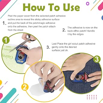 Patch Magic Adhesive Cut to Fit Freestyle Double-Sided Patch Adhesive Kit (1-Pack)