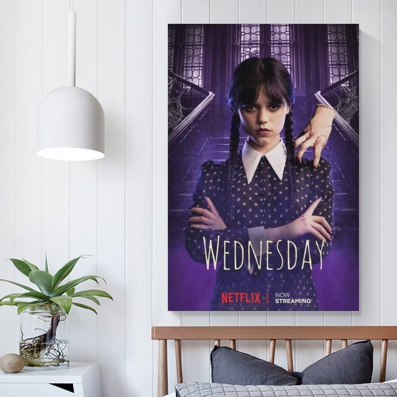 Wednesday Poster Leinwand-Druck – 30x45 Cm, Vintage-Stil, Für Wohnzimmer & Schlafzimmer, Ungerahmt