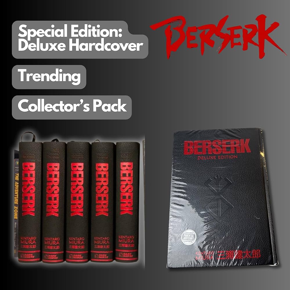 Berserk Deluxe Hardcover Manga Collection Volumes 1–5