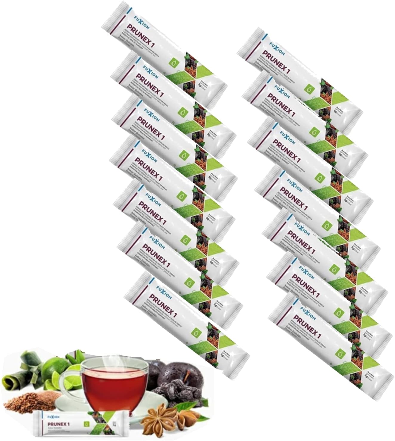 FuXion Health Care FuXion Prunex 1 Herbal Tea for Colon