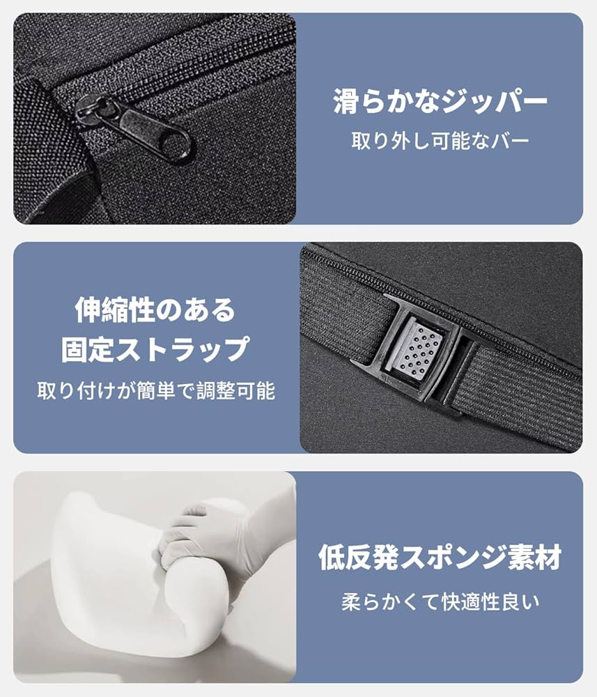 ランドローバー専用　刺繍ロゴ入り　ネック&ランバークッション Amazon | ランバーサポート ネックパッド ランドクルーザー 専用