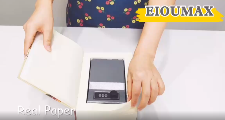 EIOUMAX Book Safe with Combination Lock, Hidden Diversion Safe Box