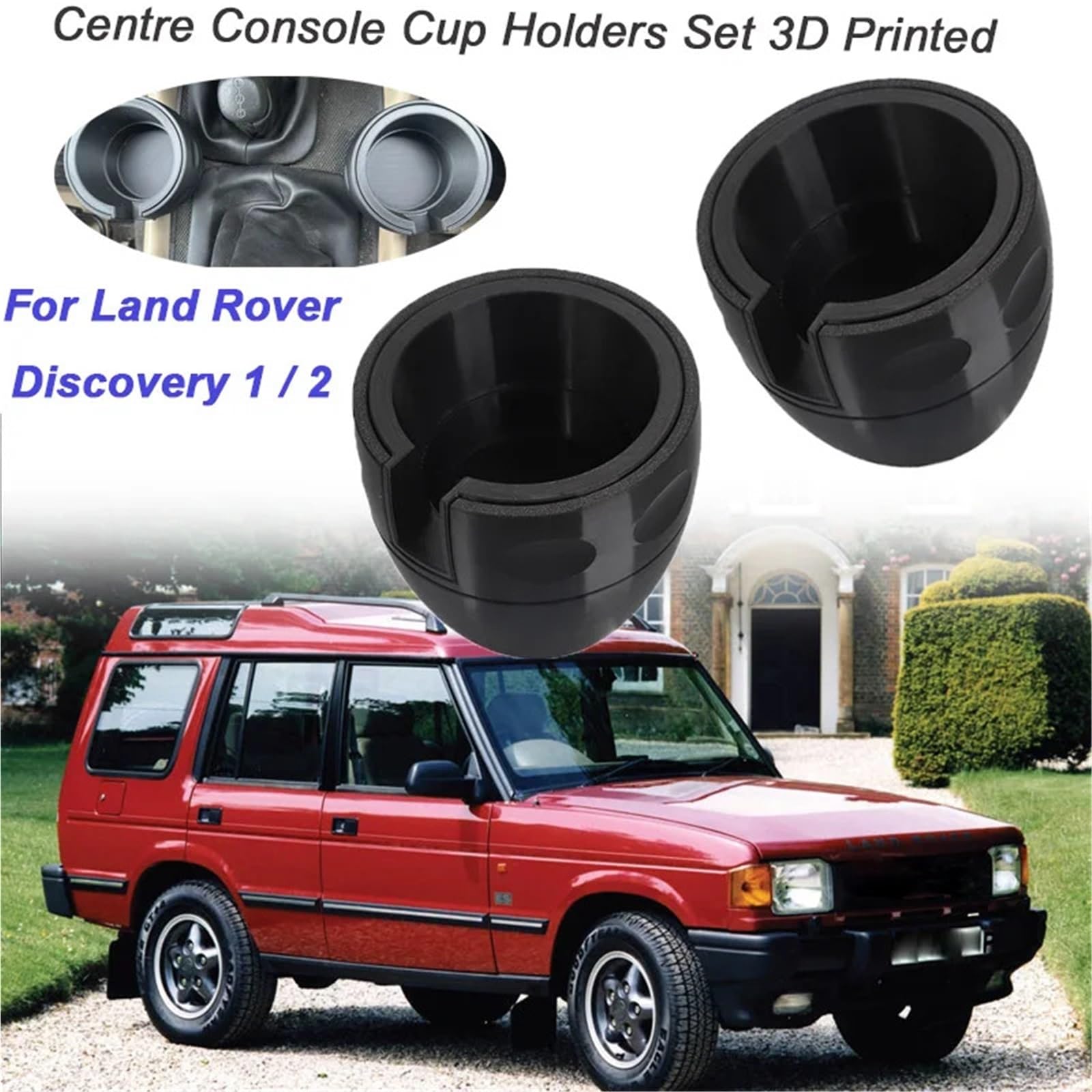 Ochrona Podłokietnika Pasuje do Land, pasuje do Rover Discovery 1/2 Uchwyty na kawę, konsola środkowa, zestaw uchwytów na kubki, uchwyty na napoje Skórzana poduszka na podłokietniki