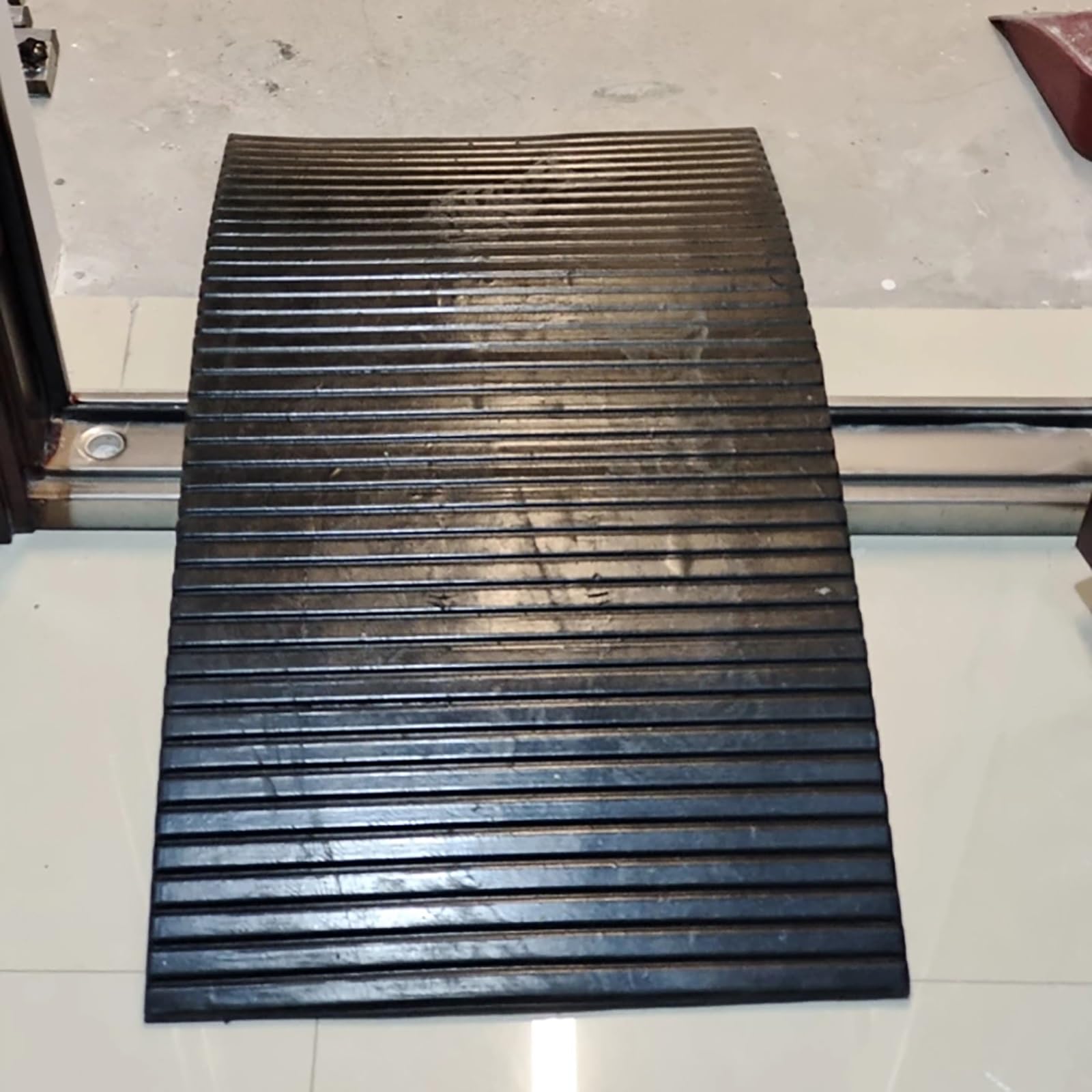 Rampas para Silla de Ruedas para Umbral de Puerta Rampa Estable para Silla de Ruedas en Casa Escalones para Sillas de Ruedas Scooters Andadores y Sillas de Ruedas Eléctricas(50x100cm)