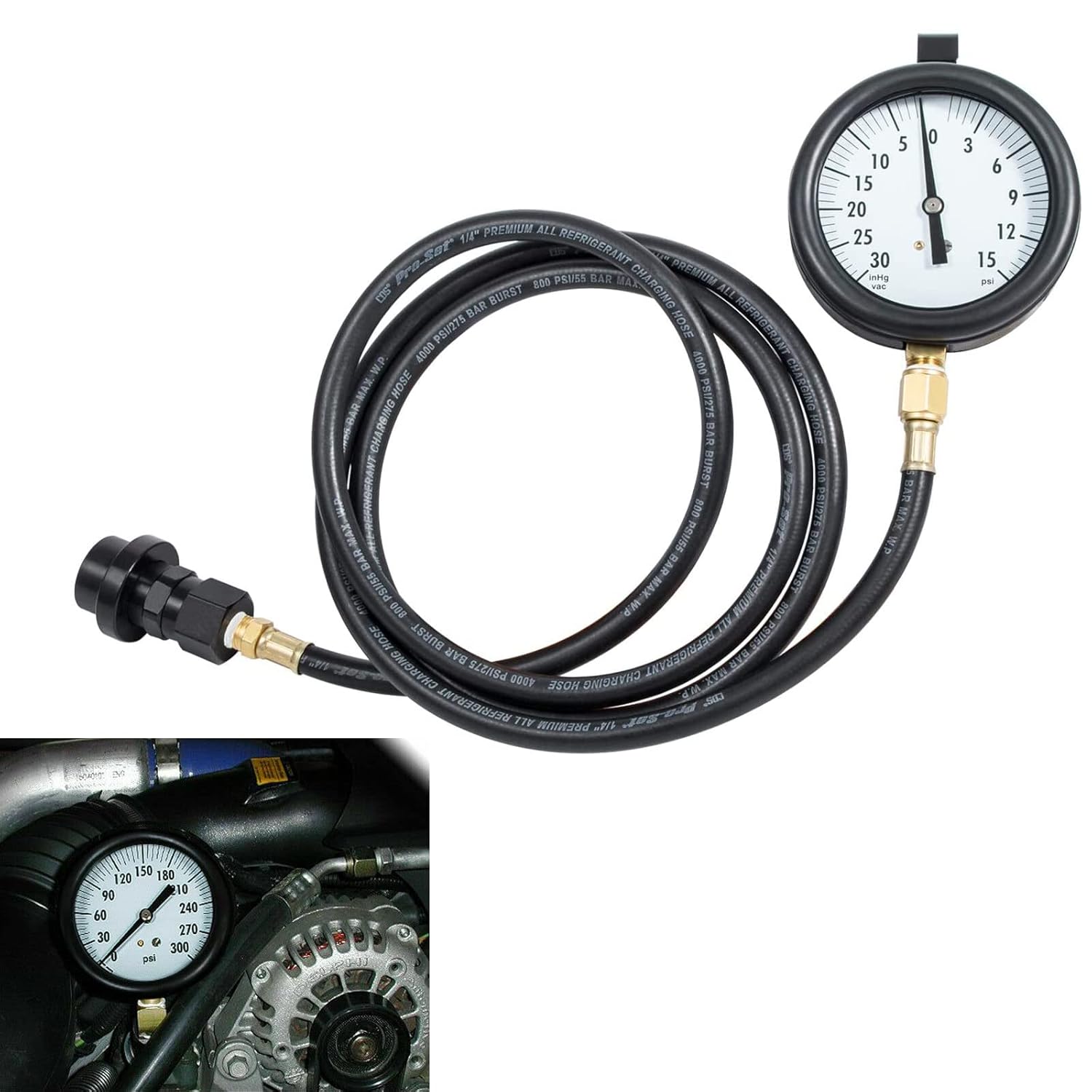 YMT Fuel Pressure Tester Kit TU-32-6 6.6L Suitable for GM Duramax Diesel Fuel System Test Kit