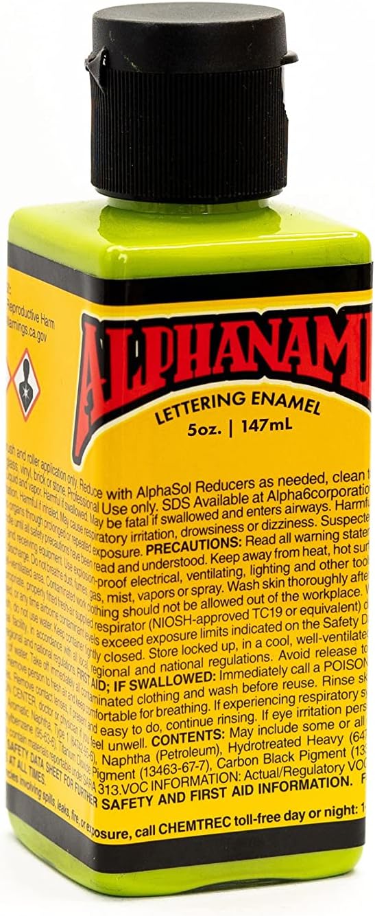 Alpha 6 Alphanamel DorR's Green Enamel Paint for