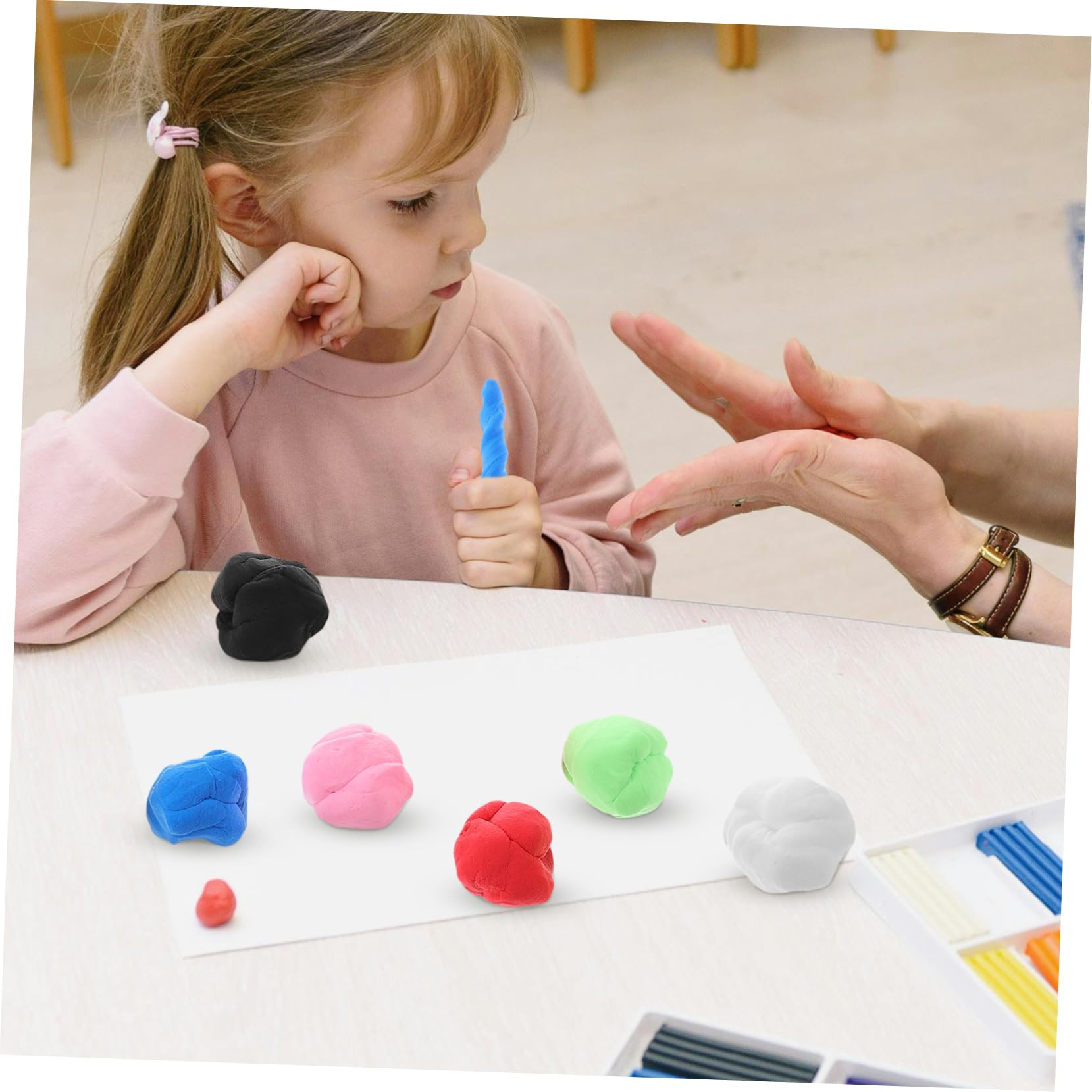 6bolsas Kit De Arcilla De Secado Al Aire Paquete De Arcilla Para Manualidades Infantiles Para Bricolaje