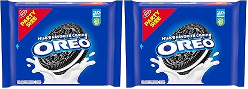 Vista 58 de OREO Galletas de sándwich dorado Double Stuf, 20 paquetes de aperitivos de tamaño King