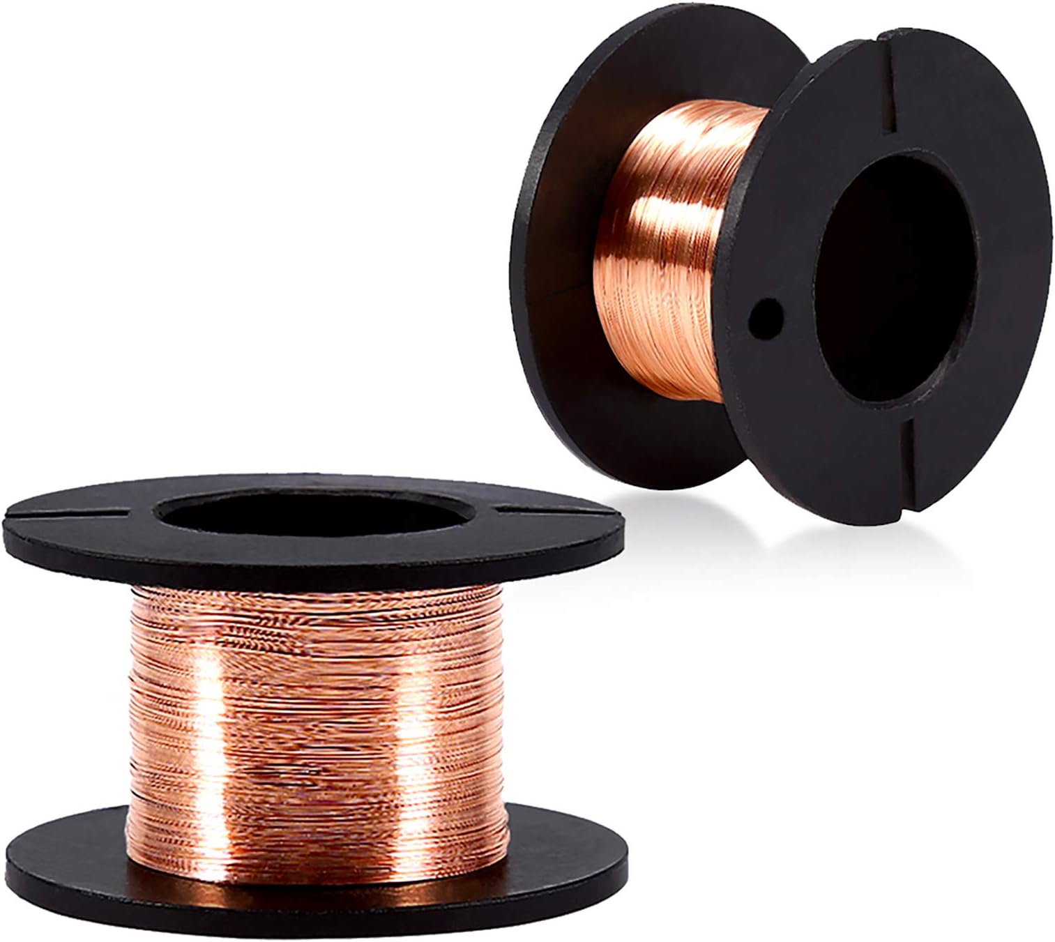 Enameled Copper Wire,5pcs 0.1mm Enameled Copper Magnet Wire for Science, Speaker Coil, Transformer, Inductor, DIY Project,Mobile Phones, Computers, Laptops