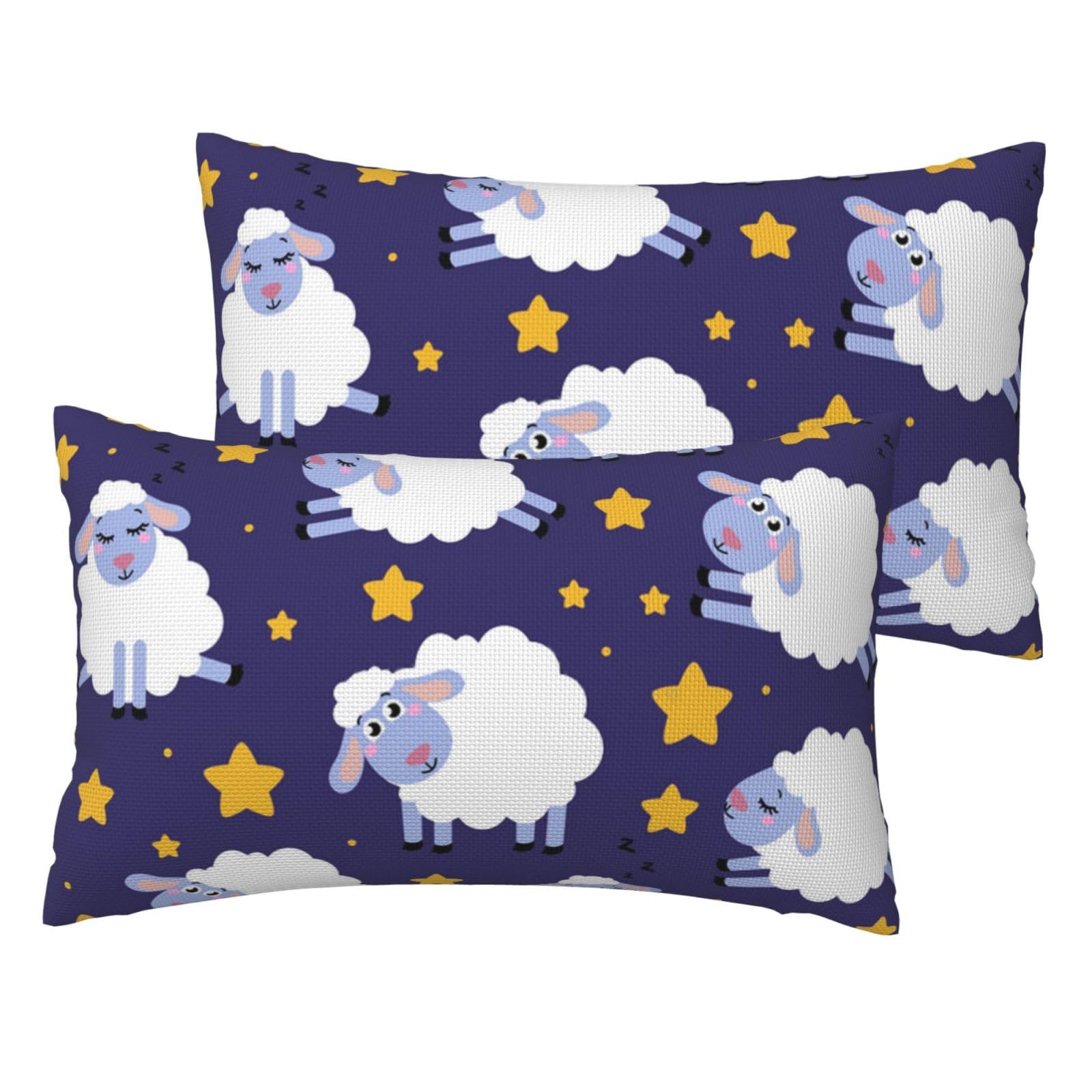 Housse de coussin motif mouton pour protéger et relooker vos vieux oreillers