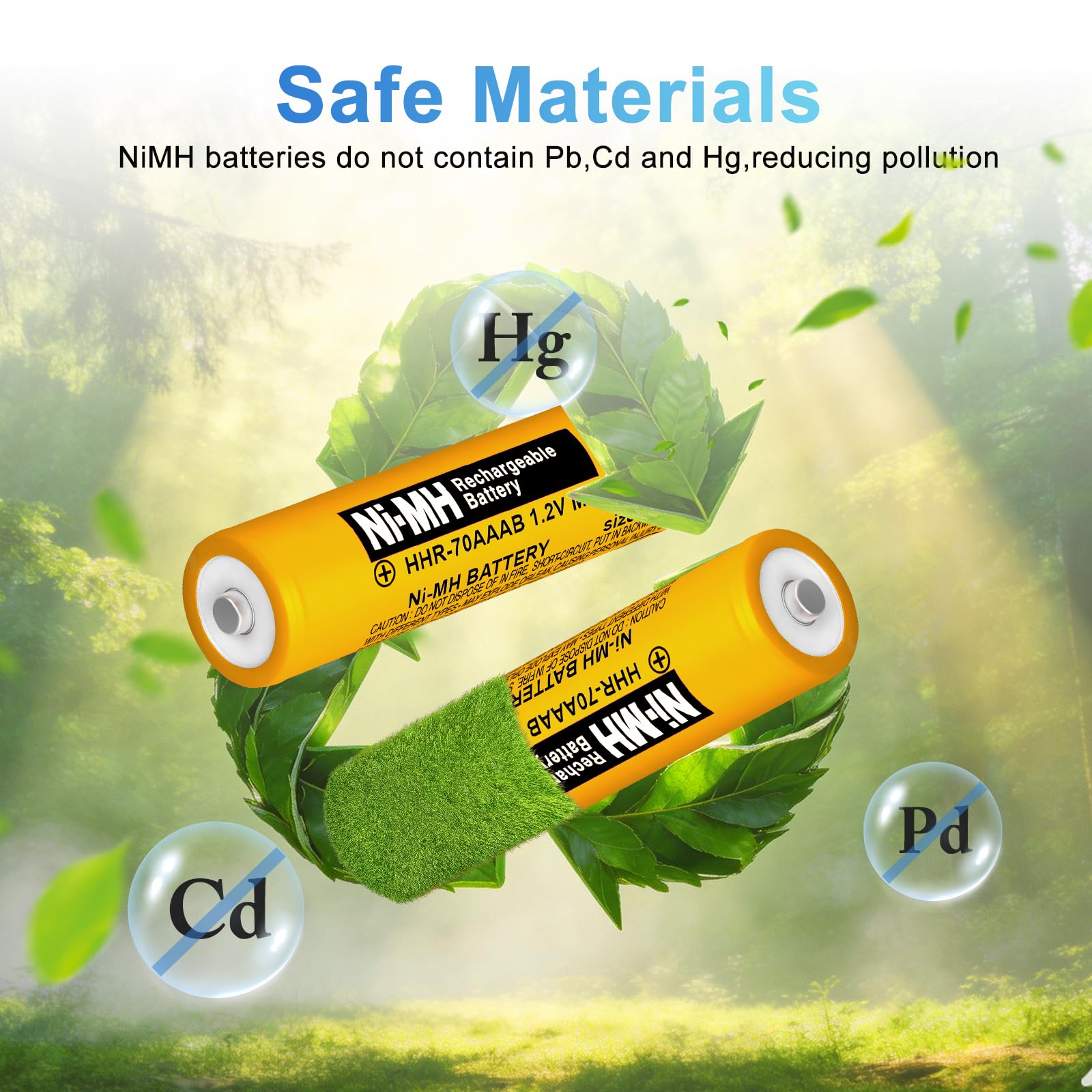 12 Stück NiMH AAA Akku 750mah 1.2V Wiederaufladbare Batterien für Panasonic Gigaset schnurlose Telefone HHR-70AAAB