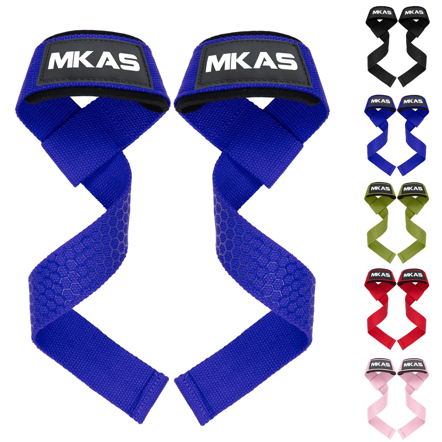 Goodern Lifting Wrist Straps for Weight Lifting, Bodybuilding, Powerlifting and Deadlifting - 23'' With Soft Padded Neoprene Cotton, Training Hand Bar Straps for Men & Women