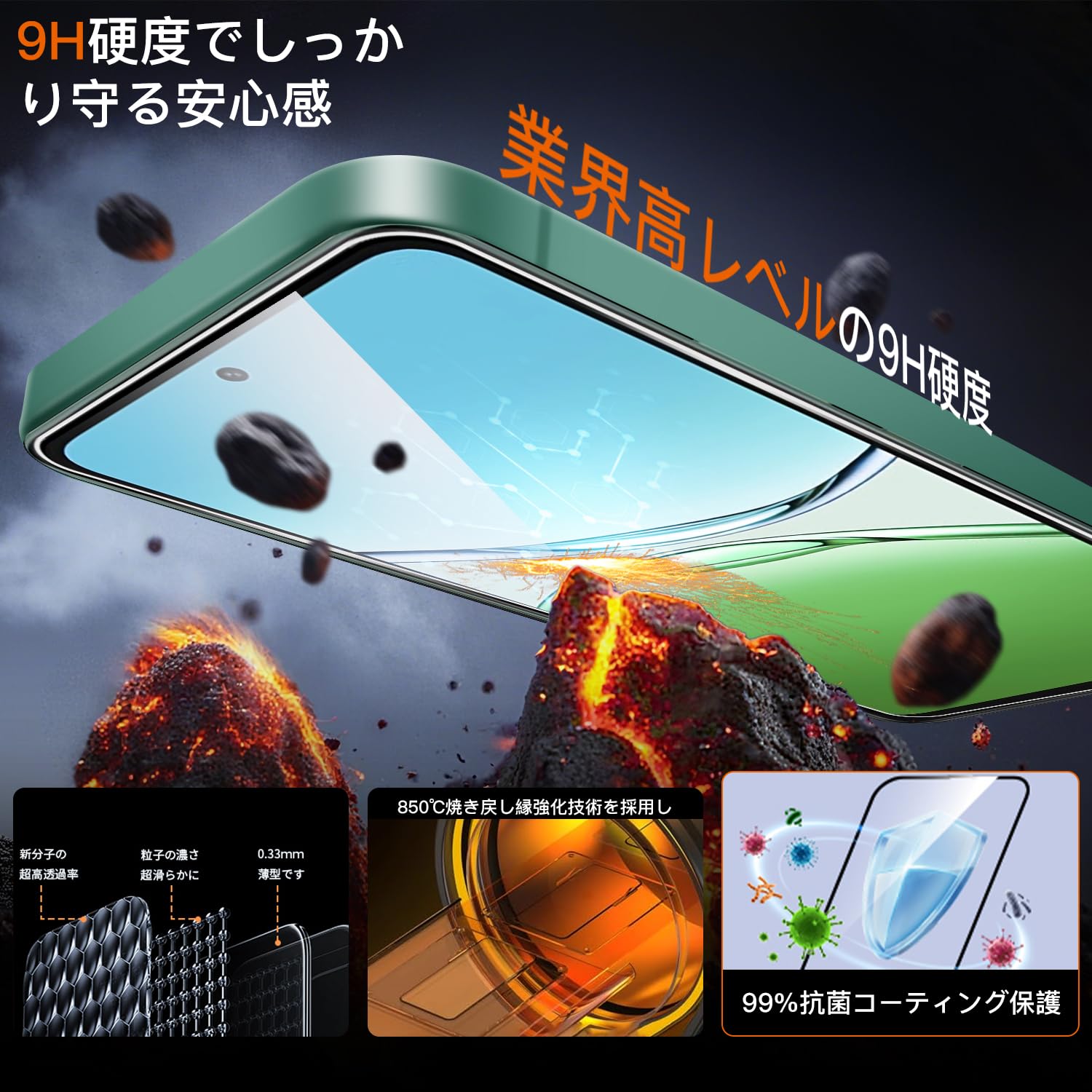Amazon | 用 OPPO A5 5G ガラスフィルム フィルム + オッポ A5 5G