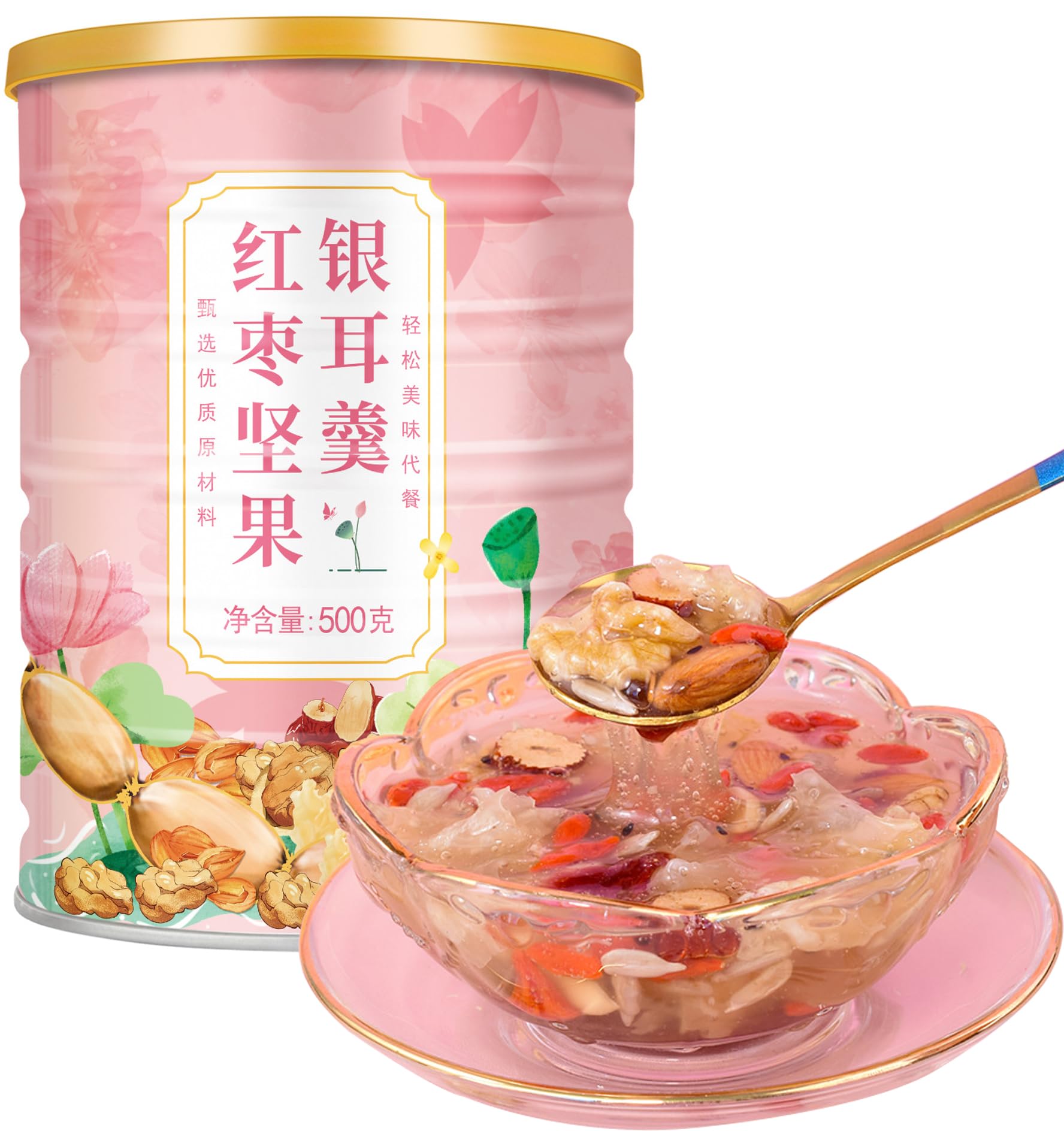 Amazon.co.jp: 藕粉 レンコンパウダー 500g ?水冲泡 多?食材 ?腹代餐 