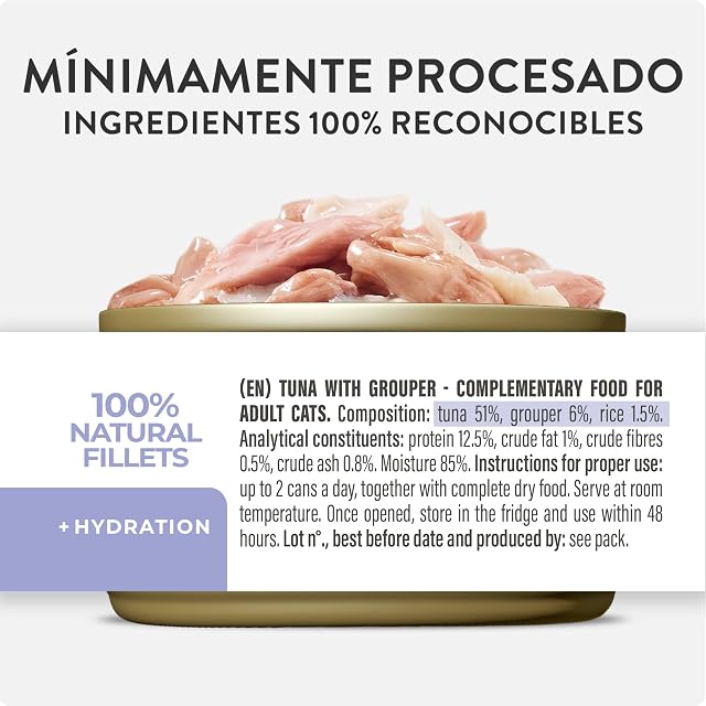 Foto 3 de 8 de Schesir - Comida húmeda para gatos adultos Schesir atún con mero en gelatina 70 g