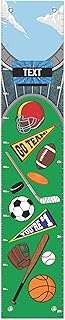 Kid Room Decor Kid Growth Chart Sports Theme Gifts Child Measurement Chart Personalized Growth Chart