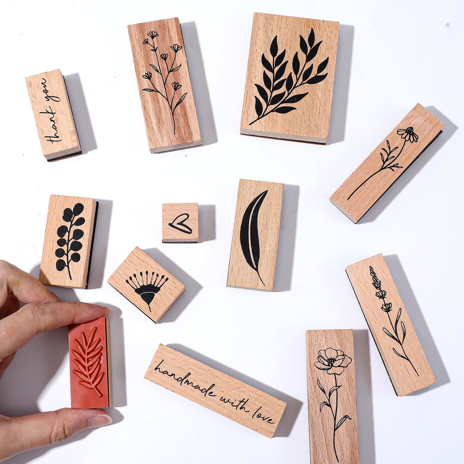 Vintage Plant & Flower Rubber Stamps - DIY Craft Supplies -4 Vintage Plant & Flower Rubber Stamps - DIY Craft Supplies -4