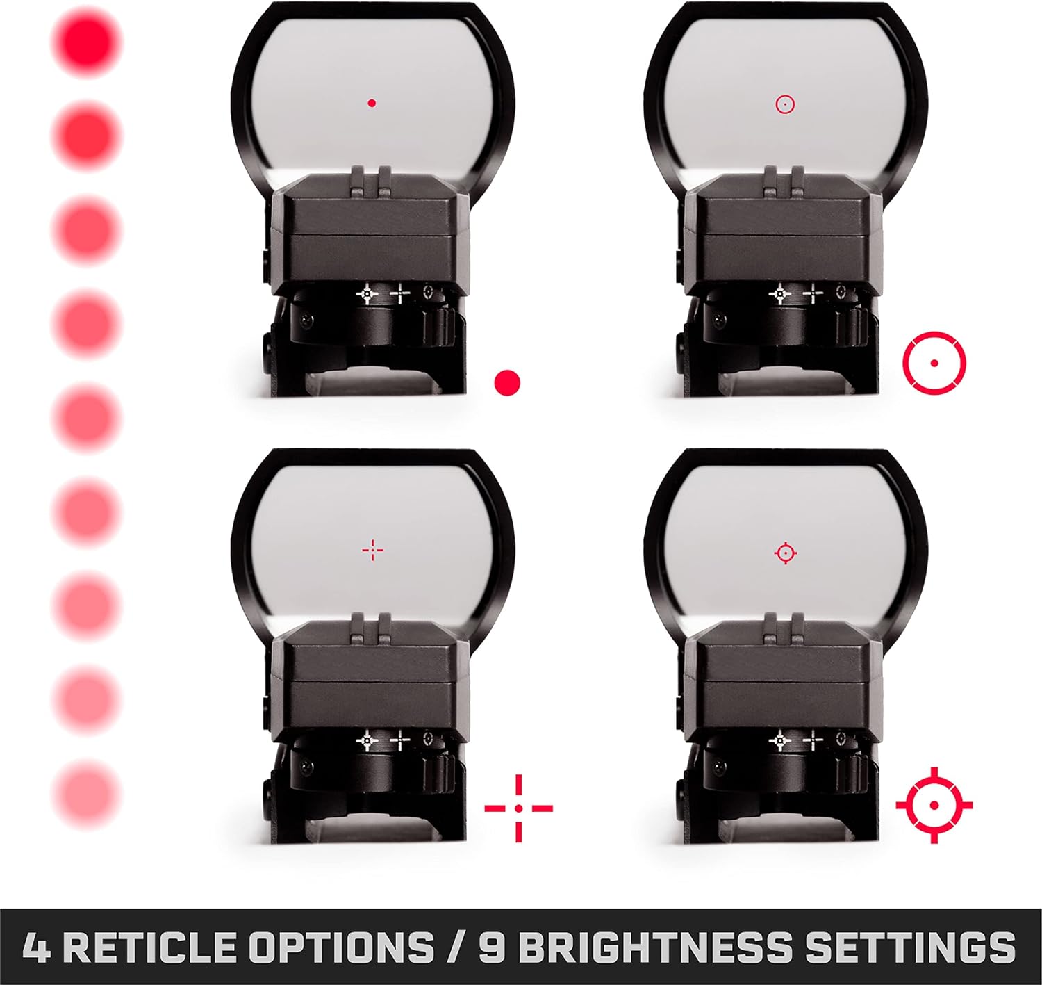 Green Reticle Options and Brightness