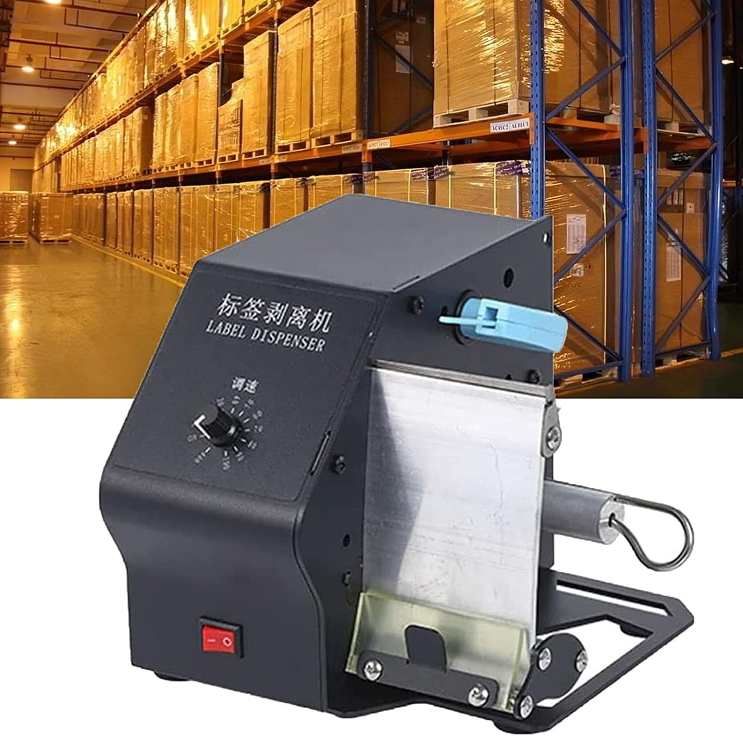 Automatic Label Dispensers, Speed ​​can Be Adjusted, Self-Adhesive Label Separator, Transparent Label Copper Plate, Suitable for Logistics, Medicine, Clothing Labels
