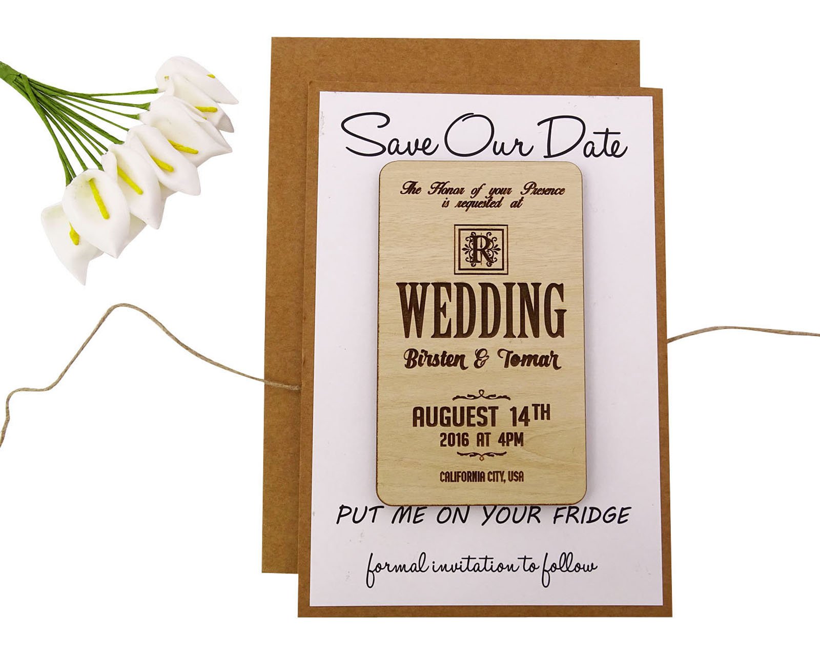 Darling Souvenir Rustikale Hochzeit Abwehr das Holz Magnet 45 Individuelle Gravur Holz Magnet Personalisierte Geschenke