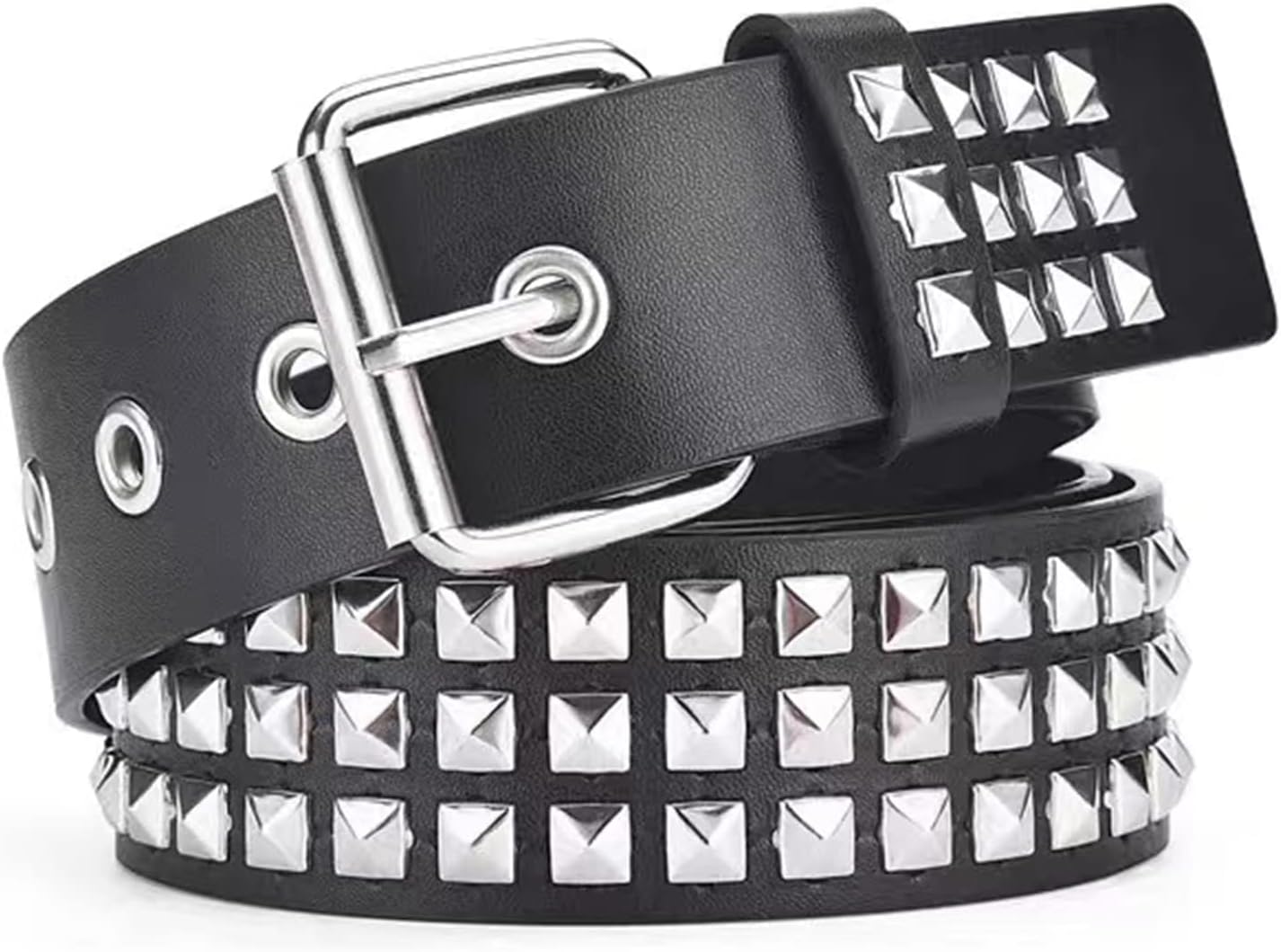 Studded Belt Punk Belt Y2K Goth Belt for Men or Women