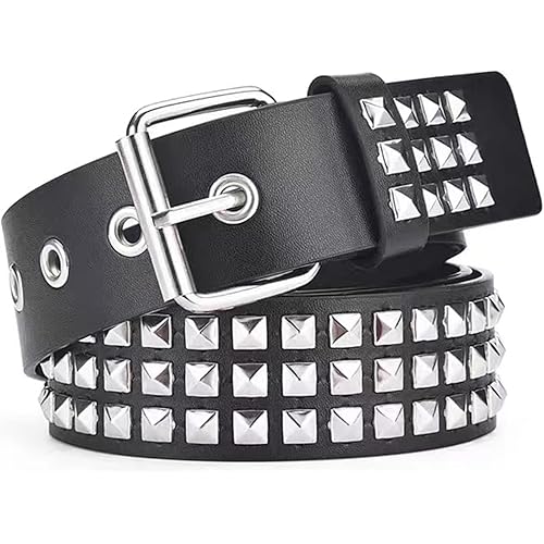 Studded Belt Punk Belt Y2K Goth Belt for Men or Women